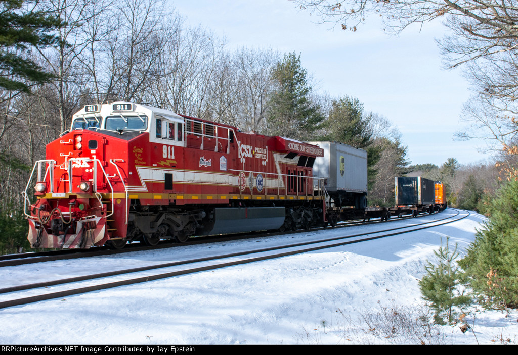 Fire Engine red in the White Snow